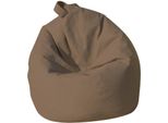 Talamo Italia Pouf Azelia 70X70X110H Cm Beige, Beige Forma Sacco Italy
