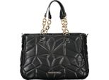 Elegante Borsa Da Donna Nera Con Manico E Tracolla Regolabile