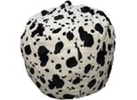 Talamo Italia Pouf Lorenza 80X80X120H Cm Nero, Sfoderabile Nero Italy