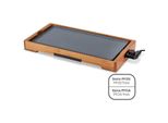 Piastra Grill In Bambù Con Rivestimento In Ceramica - Livoo - DOC322 - 2200 W - Piastra Rimovibile In Alluminio Fuso - Termostato Regolabile