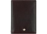 Bugatti Porta Carte Di Credito Neaples Upright Wallet Brown Marrone Scuro