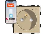 Modulo Presa Di Corrente Con Pin 230V Zigbee Oro