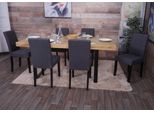 Set Di 6 Sedie Da Pranzo Hwc-O65B, Sedia Da Cucina Sedia Imbottita Poltrona, Tessuto/Tessuto (280G/M²), Grigio Scuro