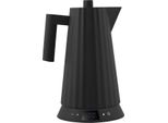 Alessi - Bollitore Elettrico “Plissé” Nero 1,7 L Con Controllo Temperatura