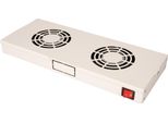 Unità Ventilatore Roline Da 19 Pollici 2 Ventilatori, On/Off Grigio