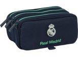 Safta 812557710 Real Madrid 2Nd Kit 25/26 Big Triple Pencil Case Uomo Blu Taglia Unica