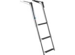 Gradini Per Barca, Design A 3 Gradini, Pieghevoli, In Acciaio Inox, Portata 300 Libbre, Gradini Antiscivolo