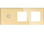 Pannello A Triplo Vetro 1G2F Gold Dc Smart Home