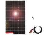 Pannello Solare, Design Monocristallino, Struttura Impermeabile, Set Da 100W