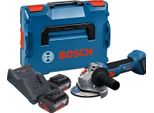 Bosch Gws 18V-8 Professional Smerigliatrice Angolare A Batteria 18 V 125 Mm Brushless + 2X Batteria 4,0 Ah + Caricabatteria + L Boxx