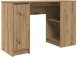 Syfax™ Scrivania Rovere Artigianale 120X42X76 Cm In Legno Multistrato