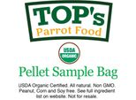 Top's Organic Parrot Food Piccoli Pellet Per Tutte Le Specie Di Pappagalli 57G - Campione