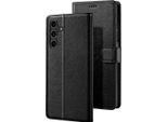Avizar, Custodia A Portafoglio Per Galaxy S25 Fe Con Supporto E Portacarte, Nero