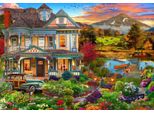 Puzzle Dell'uccello Azzurro Puzzle Della Casa Di Campagna Garten - 1000 Pezzi