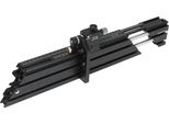 Righello Per Sega Circolare Da Banco - HD-MG21-BS - Universale - Regolabile Da 36 A 61 Cm - Lega Di Alluminio - Per Seghe Circolari Da Banco Di Piccole Dimensioni - Fino A 50° - Rosso