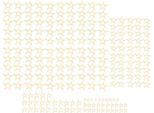 205 Pezzi Di Stelle In Legno Di Diverse Dimensioni, Non Finite, Ornamenti Vuoti Per Arti E Mestieri, Matrimonio, Festa