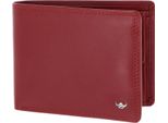 Golden Head Pelle Portafoglio Polo Rfid Protect Scheintasche 1138 Rot Rosso Scuro