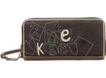 Anekke Portafoglio Borsa Da Polso Muse Bloom Wallet Multicolor Marrone