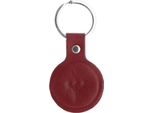 Golden Head Pelle Portachiavi Polo SchlüSselanhäNger FüR Airtag 5114 Rot Rosso Scuro