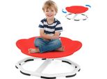 Sedia Girevole Per Bambini Con Autismo Izrielar, Sedia Girevole Per Bambini, Sedia Giocattolo Sensoriale, Sedia Girevole Per Bambini, Sedia Sensoriale, Allenamento Della Coordinazione Corporea, Età 3-9 Anni (Rosso)