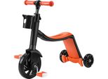 Monopattino 3 In 1 Per Bambini, Monopattino Pieghevole Per Bambini, Triciclo, Bici Bilanciata Con 3 Altezze Regolabili Per Bambini E Bambine