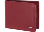 Golden Head Pelle Portafoglio Polo Rfid Protect Scheintasche 1135 Rot Rosso Scuro