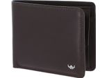 Golden Head Pelle Portafoglio Polo Rfid Protect Scheintasche 1135 Dunkelbraun Marrone Scuro