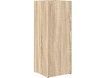 Vidaxl Porta Ombrellone Rovere Sonoma 25 X 24,5 X 64 Cm Materiale A Base Di Legno