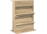 Vidaxl Portariviste In Rovere Sonoma 70 X 41 X 96 Cm Materiale A Base Di Legno