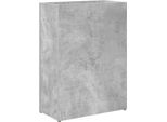 Vidaxl Supporto Per Ombrellone Grigio Cemento 40 X 20 X 55,5 Cm Materiale A Base Di Legno