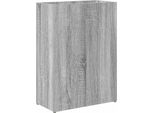 Vidaxl Supporto Per Ombrellone Con Contenitore Grigio Sonoma 40 X 20 X 55,5 Cm