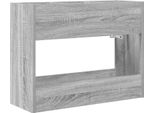 Vidaxl Supporto Per Ombrellone Grigio Sonoma 65 X 24 X 50 Cm Materiale A Base Di Legno