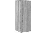 Vidaxl Supporto Per Ombrellone Con Contenitore Grigio Sonoma 20 X 20 X 55,5 Cm
