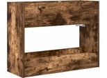 Vidaxl Supporto Per Ombrellone In Rovere Fumé 65 X 24 X 50 Cm