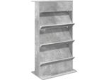 Syfax™ Scaffale Per Riviste Grigio Cemento 70 X 41 X 126 Cm