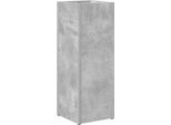 Vidaxl Supporto Per Ombrellone Grigio Cemento 20 X 20 X 55,5 Cm Materiale A Base Di Legno