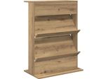 Vidaxl Portariviste In Rovere Artigianale 70 X 41 X 96 Cm Materiale A Base Di Legno