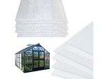 Izrielar 10 Pezzi Lastre A Doppia Parete Lastre A Camera Cava 60,5 X 121 Cm 8 Mm Resistenti Ai Raggi Uv Per Serre Orticole Carport Trasparente