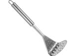 Inf Schiacciapatate In Acciaio Inox Con Fori Rotondi - Utensile Da Cucina Manuale