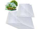 Izrielar 28X Lastre Alveolari 4Mm Tagliabili 121X60,5Cm Policarbonato 20,5M² Trasparente Resistente Ai Raggi Uv Lastre Alveolari Per Serre Lastre Alveolari