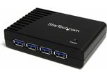 Startech.Com Hub A 4 Porte Usb 3.0 Superspeed, Colore Nero