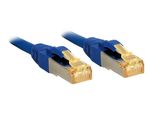 Lindy - Cavo Patch - Da RJ-45 (M) A RJ-45 (M) - 20,0 M - Sftp, Pimf - Cavo Grezzo Cat.7 - Liscio, Senza Alogeni - Blu (47285)