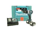 Makita Bhp 458 Rfe Trapano Avvitatore Con Percussione A Batteria 18V + 2X Batterie BL1830 B 3,0 Ah + Caricatore + Valigetta