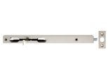 Alberts 126360 Catenaccio Tubolare A Sbalzo Con Leva, Laccato Argento, Con Frontale, 250 X 20 X 15 Mm, Ø Catenaccio 10 Mm