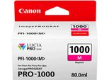 Canon PFI-1000 M - 80 Ml - Magenta - Originale - Contenitore D'inchiostro - Per Imageprograf PRO-1000