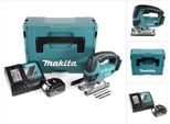 Makita Djv 180 RF1J Seghetto Alternativo A Batteria 18V + 1X Batteria 3,0Ah + Caricabatterie + Valigetta Makpac