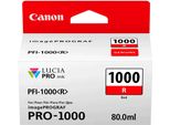 Canon PFI-1000 R - 80 Ml - Rosso - Originale - Contenitore D'inchiostro - Per Imageprograf PRO-1000