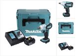 Makita Dtw 251 RF1J 18V Avvitatore Ad Impulso A Batteria 230 Nm In Valigetta Makpac + 1X Batteria 3,0 Ah + Caricatore