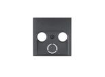 Berker Piastra Centrale Ant.Box B.3/B.7 Anth Mt