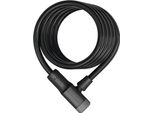 Lucchetto A Spirale Abus Primo 5510K/180 - Lucchetto Per Bicicletta In Cavo Flessibile Spesso 10 Mm - Livello Di Sicurezza Abus 3 - Lunghezza 180 Cm - Nero